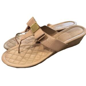 Cole Haan Tali Bow Wedge Sandals Women's size 10
